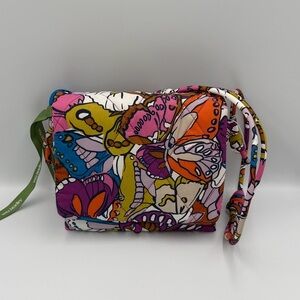 Vera Bradley Baird Hipster Featherweight Crossbody Purse Flutter Butterflies